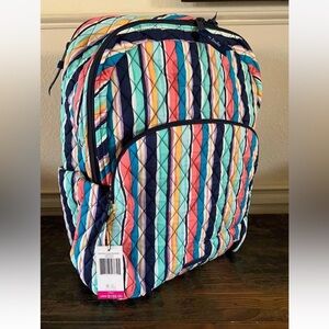 Vera Bradley Essential Large Backpack Cabana Stripe